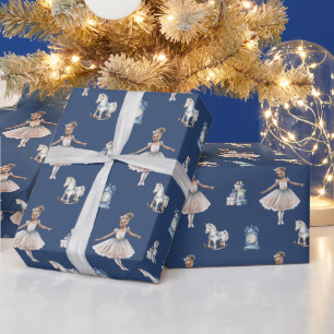 Papel De Presente Natal Elegante Fofinho Feminino