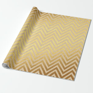Papel De Presente Natal em folha de ouro