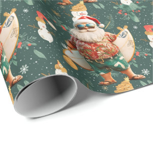 Papel De Presente Natal em julho com SANTA CLAUS