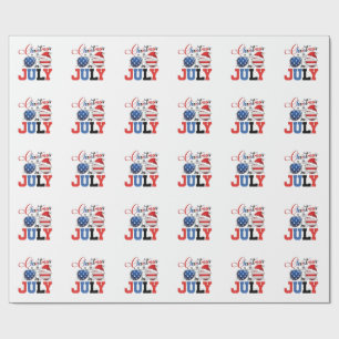 Papel De Presente Natal em julho Papais noeis engraçados Natal 4-07