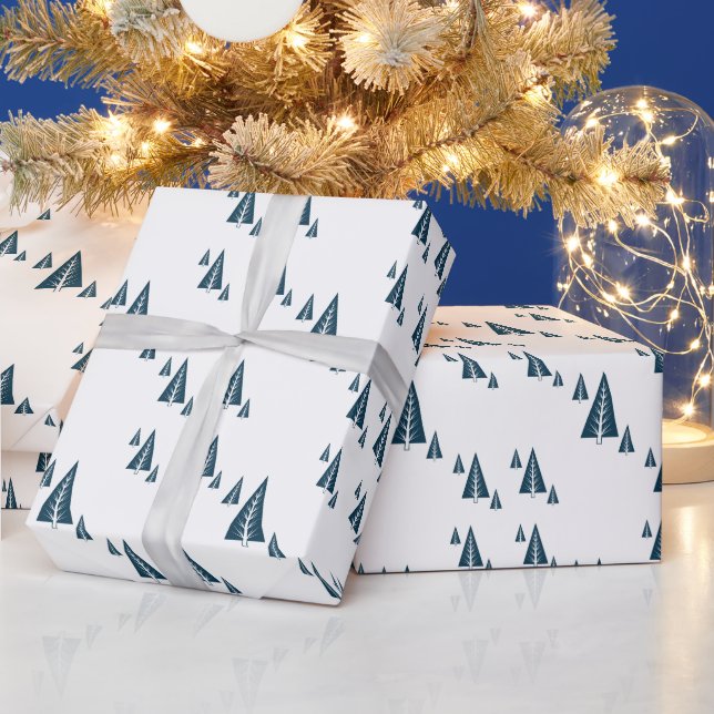 Papel De Presente natal festivo minimalista moderno (Feriados)