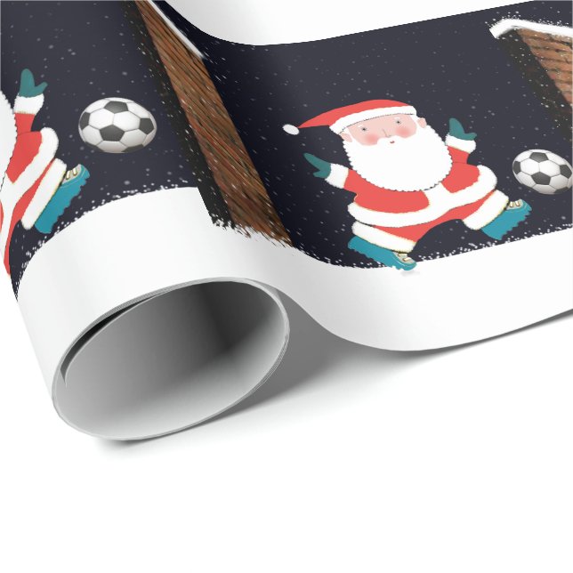 Papel De Presente Natal Futebol (Ponta do rolo)