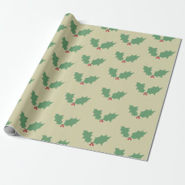 Papel De Presente Natal Holly