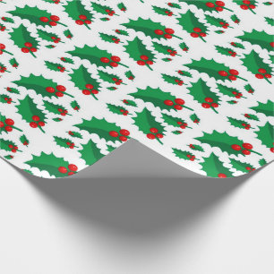 Papel De Presente Natal Holly