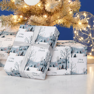 Papel De Presente Natal, inverno, neve, Feliz Natal