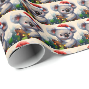 Papel De Presente Natal Koala 2