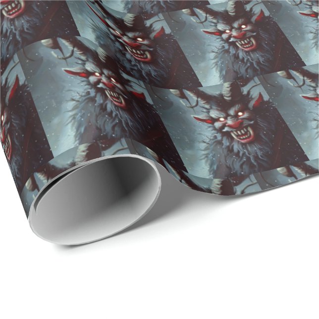 Papel De Presente Natal Krampus 2 (Ponta do rolo)