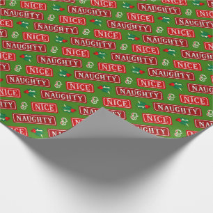 Papel De Presente Natal Mal e Bom