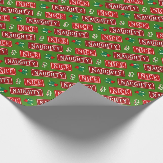 Papel De Presente Natal Mal e Bom (Ponta)