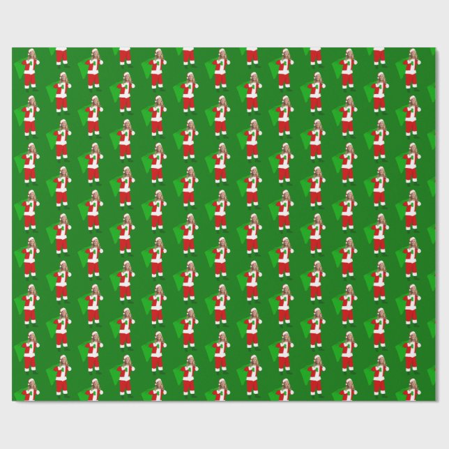 Papel De Presente natal Marjorie Taylor Greene papai noel (Aberto)