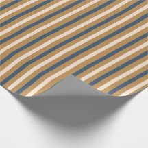 Natal Moderno com Listra Azul Dourado Branco