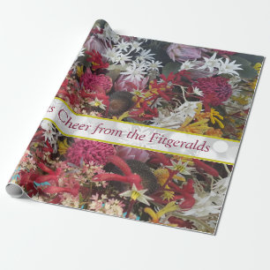 Papel De Presente Natal - Monograma Nativo Australiano