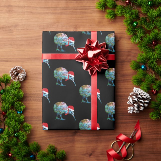 PAPEL DE PRESENTE NATAL NA NOVA ZELÂNDIA KIWI SIMPLES PAUA (Presente de Natal)