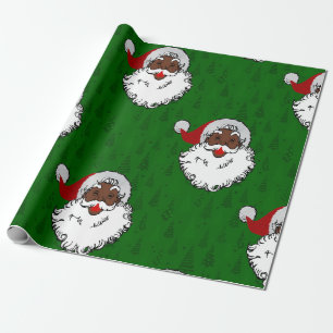 Papel De Presente Natal negro