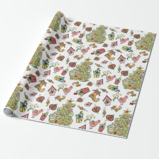 Papel De Presente Natal Paisley
