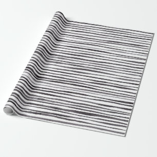 Papel De Presente Natal para Black and White Strips 