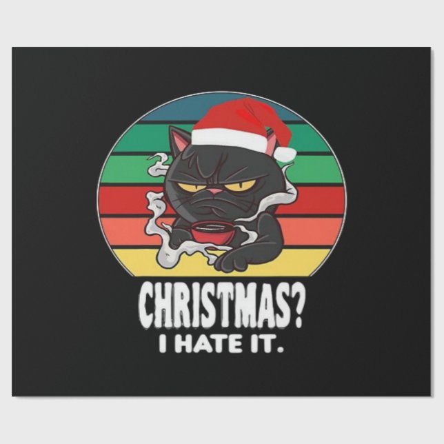 Papel De Presente Natal para gatos (Aberto)