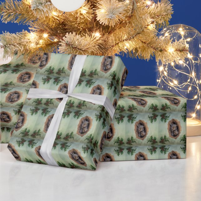 Papel De Presente Natal para os esquilos das Cinzas (Feriados)
