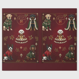 Papel De Presente Natal Patasseiro Matte