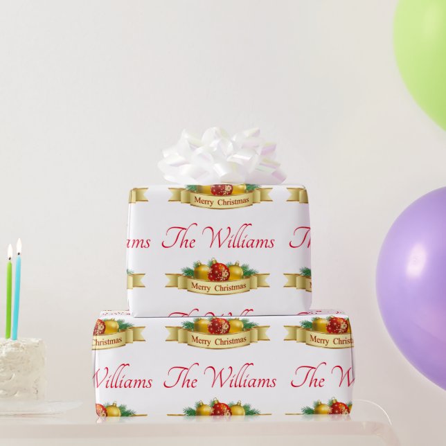 Papel De Presente Natal personalizado (Presentes para festas)