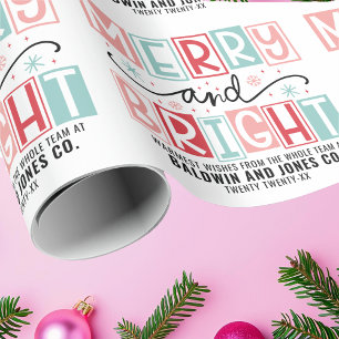 Papel De Presente Natal Personalizado Da Vintagem Da feliz E Da Tend