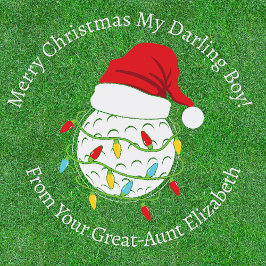 Papel De Presente Natal personalizado para Golfball