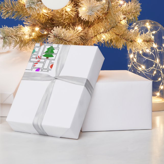 Papel De Presente Natal picado (Feriados)