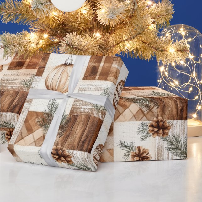 Papel De Presente Natal rústico (Feriados)