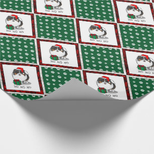 Papel De Presente Natal Santa Hat Pomeraniano (tricolor)