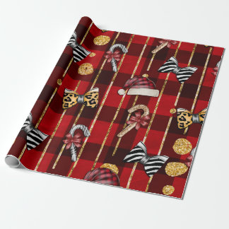 Papel De Presente Natal selvagem 1