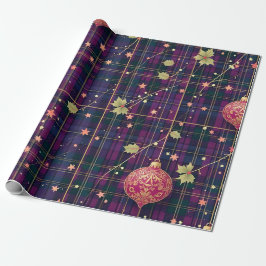 Papel De Presente Natal Tartan