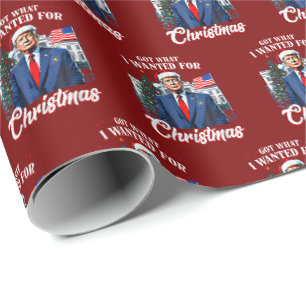 Papel De Presente Natal Trump