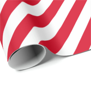 Papel De Presente Natal Vermelho Cor Branca Stripes Xmas Feriado