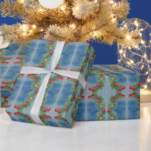Papel De Presente Natal Vintage Watercolor Feliz Natal 2022