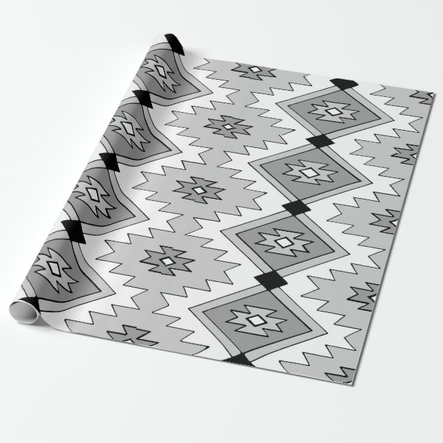 Papel De Presente Native American (Desenrolado)