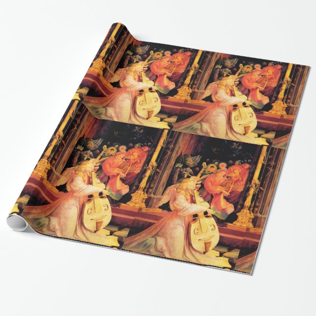 PAPEL DE PRESENTE NATIVIDADE, ANJOS DO FAZER DA MÚSICA - MÁGICA DO (Desenrolado)