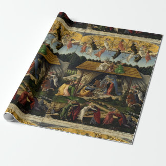 Papel De Presente NATIVIDADE MÍSTICA por Sandro Botticelli ,Natal