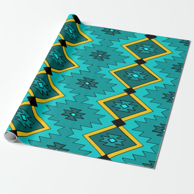 Papel De Presente Nativo americano (Desenrolado)