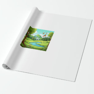 Papel De Presente Natureza 15.