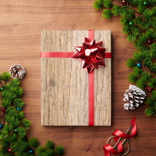 Papel De Presente Natureza da Madeira de Natal russa (Presente de Natal)