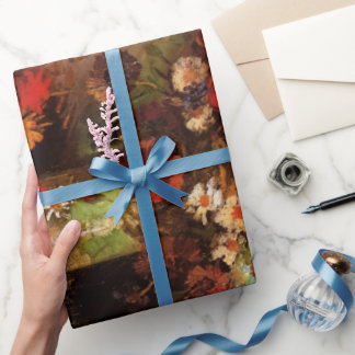 Papel De Presente Natureza-morta Flores em um Vaso por Vincent van G