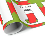 Papel De Presente Naughty Boy Christmas<br><div class="desc">Encontrei de presente de Natal engraçado para qualquer um na lista travessa.</div>