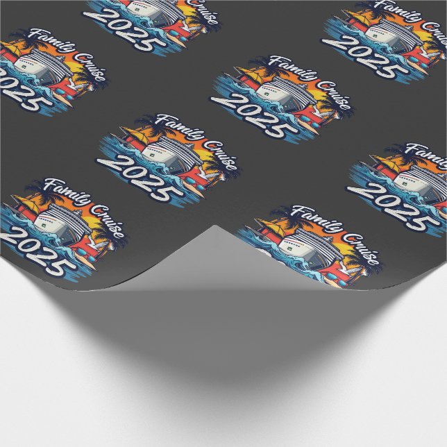 Papel De Presente Navio de Tripulação Familiar Cruise 2025 (Ponta)