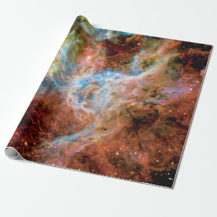 Papel De Presente Nebulosa Tarântula R136 NASA Foto Espacial Hubble