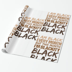 Papel De Presente Negro Negro Negro a cada mês História Negra Africa