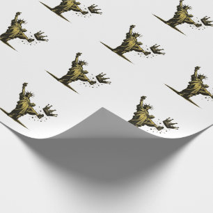Papel De Presente Nenhum Rei na Liberdade Status Pro Democracia Amer