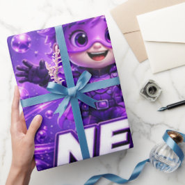 Papel De Presente Neon ATOMIVRA