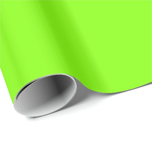 Papel De Presente Neon Chartreuse (Ponta do rolo)