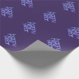 Papel De Presente Neon Feliz ano novo