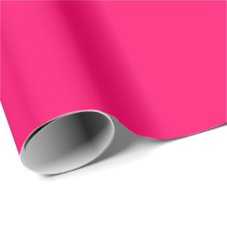 Papel De Presente Neon Orange and Neon Pink Ombre Shade Color Fade
